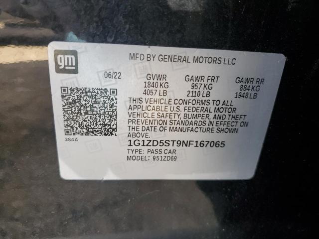 Photo 12 VIN: 1G1ZD5ST9NF167065 - CHEVROLET MALIBU LT 