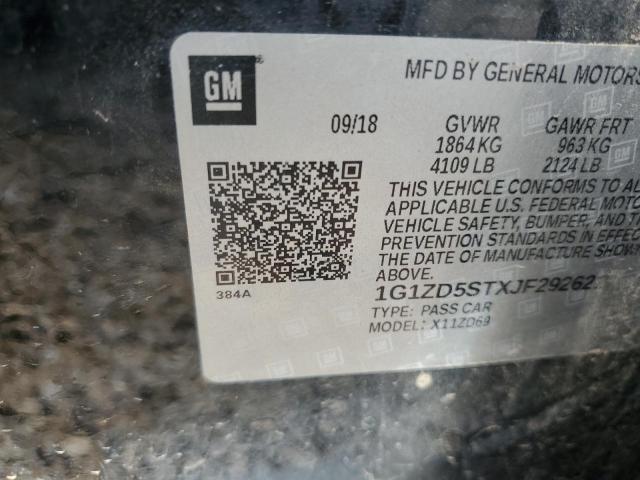 Photo 12 VIN: 1G1ZD5STXJF292621 - CHEVROLET MALIBU 