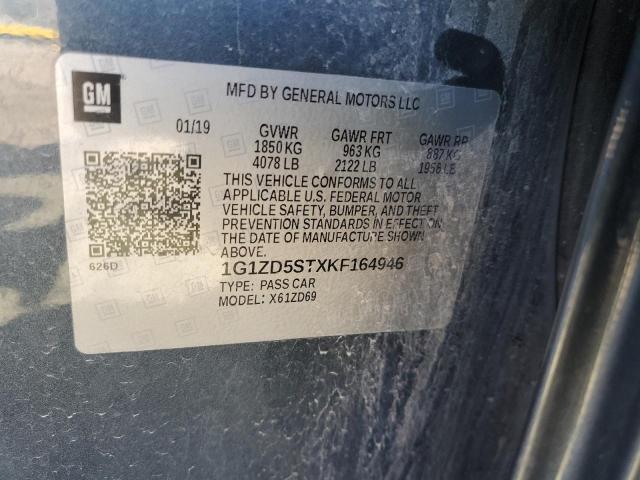 Photo 12 VIN: 1G1ZD5STXKF164946 - CHEVROLET MALIBU 