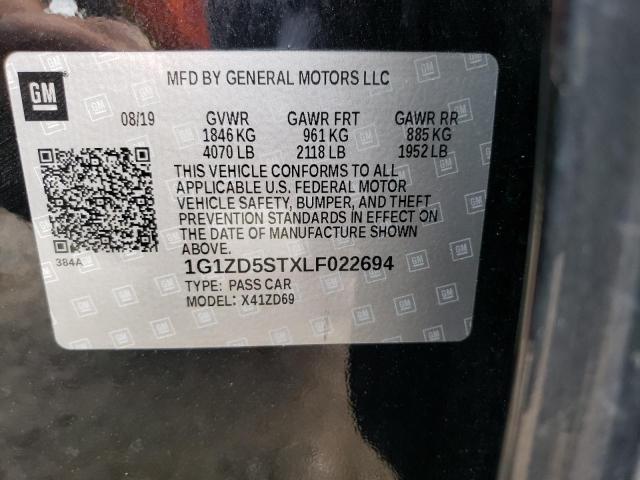 Photo 11 VIN: 1G1ZD5STXLF022694 - CHEVROLET MALIBU LT 