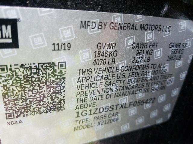 Photo 9 VIN: 1G1ZD5STXLF055422 - CHEVROLET MALIBU LT 