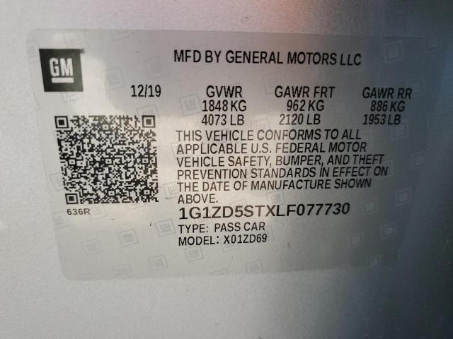 Photo 11 VIN: 1G1ZD5STXLF077730 - CHEVROLET MALIBU LT 