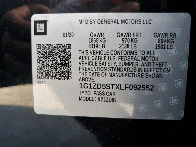 Photo 9 VIN: 1G1ZD5STXLF092552 - CHEVROLET MALIBU LT 