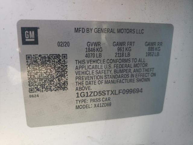 Photo 9 VIN: 1G1ZD5STXLF099694 - CHEVROLET MALIBU LT 