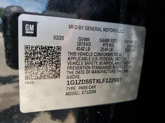 Photo 11 VIN: 1G1ZD5STXLF122987 - CHEVROLET MALIBU 