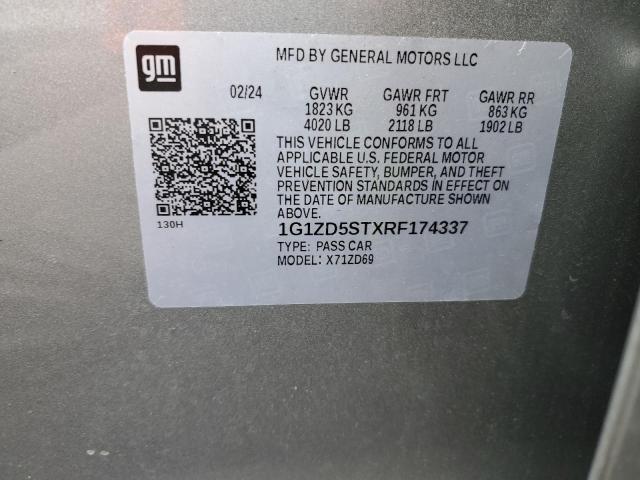 Photo 11 VIN: 1G1ZD5STXRF174337 - CHEVROLET MALIBU LT 