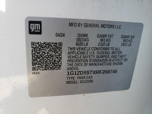 Photo 11 VIN: 1G1ZD5STXRF208745 - CHEVROLET MALIBU LT 