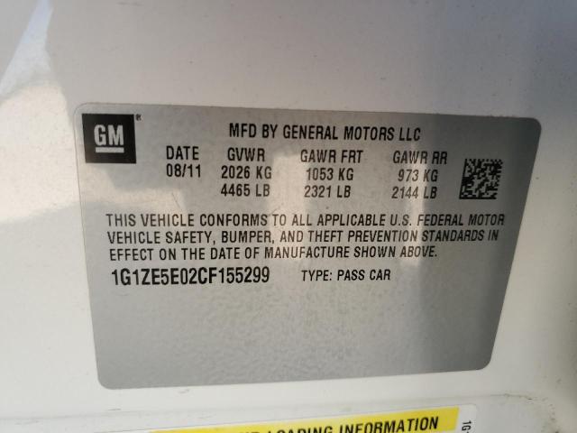 Photo 12 VIN: 1G1ZE5E02CF155299 - CHEVROLET MALIBU LTZ 