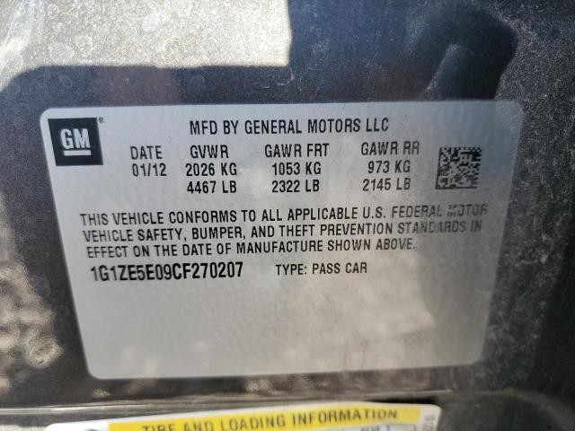 Photo 11 VIN: 1G1ZE5E09CF270207 - CHEVROLET MALIBU 