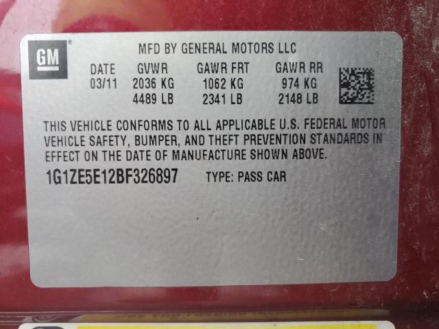 Photo 11 VIN: 1G1ZE5E12BF326897 - CHEVROLET MALIBU 