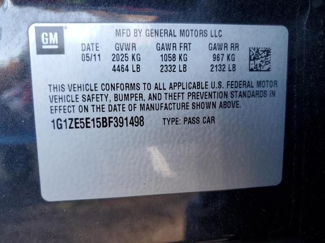 Photo 12 VIN: 1G1ZE5E15BF391498 - CHEVROLET MALIBU 