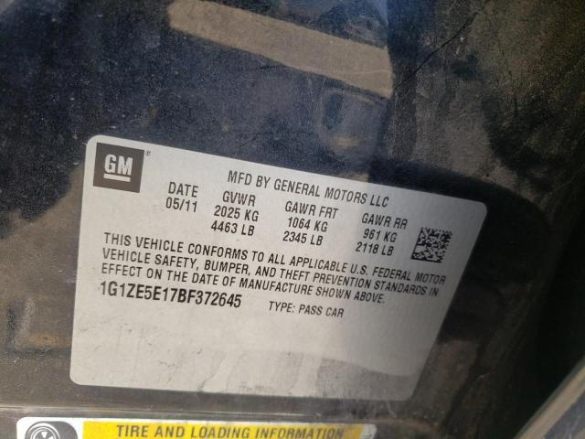 Photo 9 VIN: 1G1ZE5E17BF372645 - CHEVROLET MALIBU LTZ 