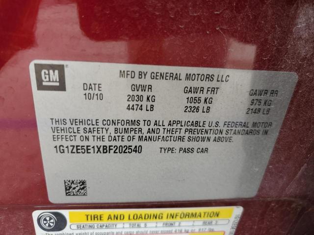 Photo 11 VIN: 1G1ZE5E1XBF202540 - CHEVROLET MALIBU LTZ 