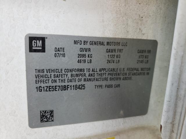 Photo 9 VIN: 1G1ZE5E70BF118425 - CHEVROLET MALIBU LTZ 