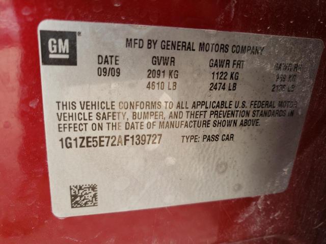 Photo 11 VIN: 1G1ZE5E72AF139727 - CHEVROLET MALIBU LTZ 