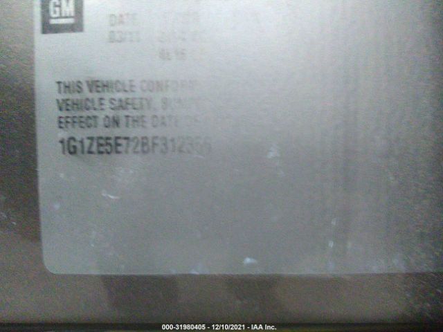 Photo 8 VIN: 1G1ZE5E72BF312356 - CHEVROLET MALIBU 