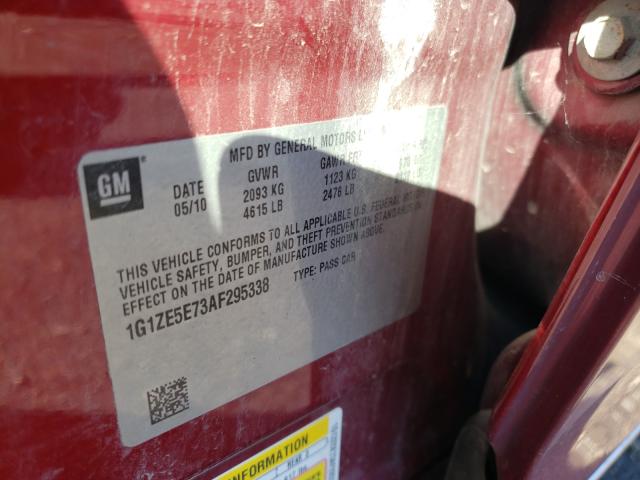 Photo 9 VIN: 1G1ZE5E73AF295338 - CHEVROLET MALIBU LTZ 