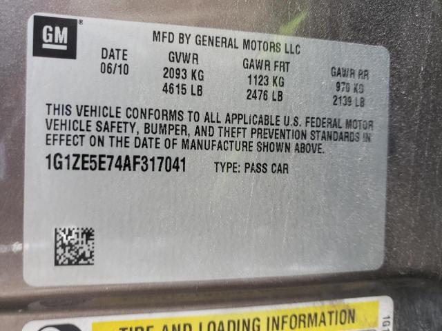 Photo 9 VIN: 1G1ZE5E74AF317041 - CHEVROLET MALIBU LTZ 