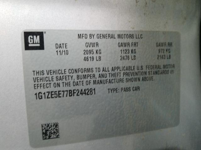 Photo 9 VIN: 1G1ZE5E77BF244281 - CHEVROLET MALIBU LTZ 