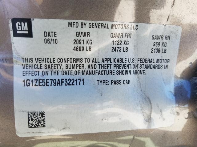 Photo 9 VIN: 1G1ZE5E79AF322171 - CHEVROLET MALIBU LTZ 