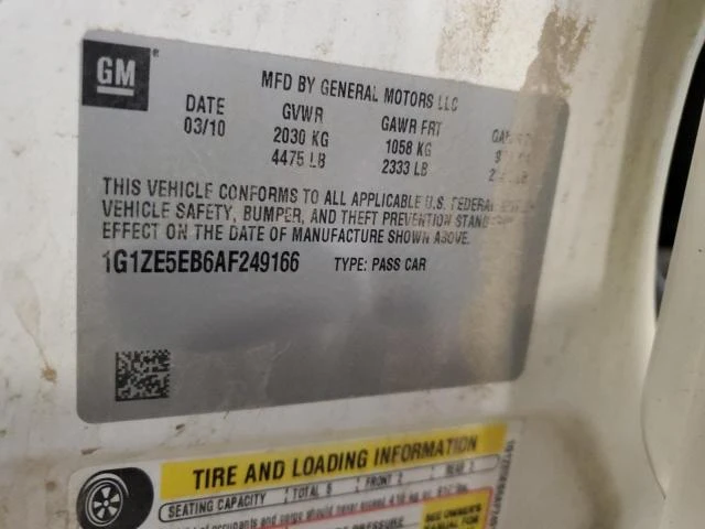 Photo 11 VIN: 1G1ZE5EB6AF249166 - CHEVROLET MALIBU LTZ 