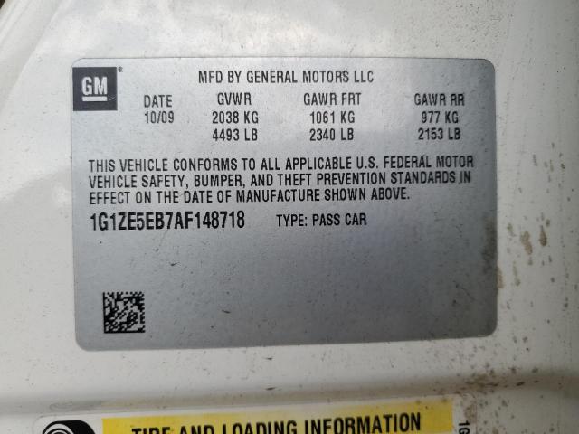 Photo 11 VIN: 1G1ZE5EB7AF148718 - CHEVROLET MALIBU 