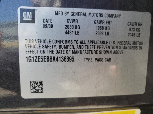 Photo 9 VIN: 1G1ZE5EB8A4136895 - CHEVROLET MALIBU LTZ 