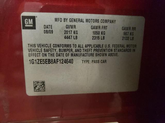 Photo 11 VIN: 1G1ZE5EB8AF124640 - CHEVROLET MALIBU 