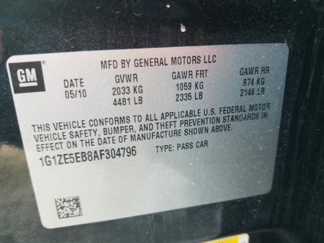 Photo 9 VIN: 1G1ZE5EB8AF304796 - CHEVROLET MALIBU LTZ 