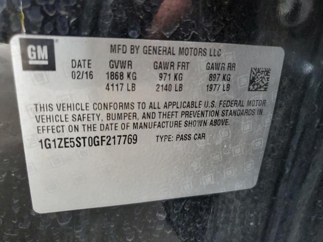 Photo 9 VIN: 1G1ZE5ST0GF217769 - CHEVROLET MALIBU LT 