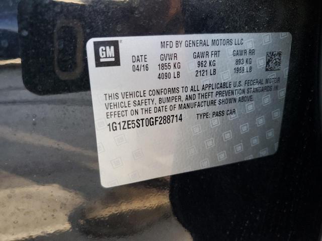 Photo 11 VIN: 1G1ZE5ST0GF288714 - CHEVROLET MALIBU LT 