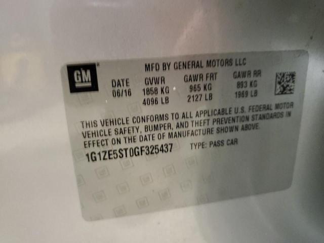 Photo 11 VIN: 1G1ZE5ST0GF325437 - CHEVROLET MALIBU LT 