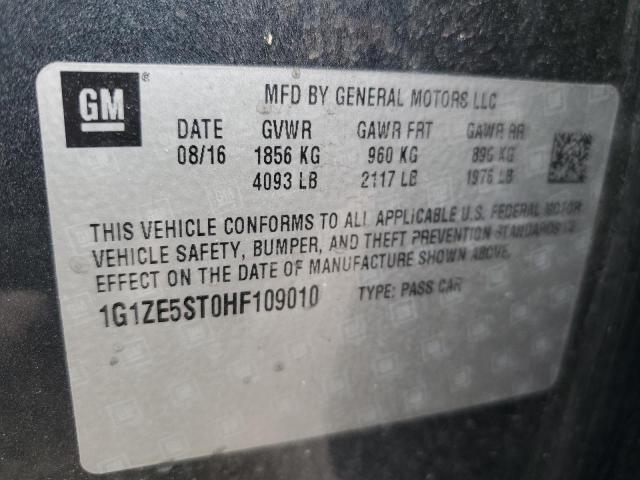 Photo 11 VIN: 1G1ZE5ST0HF109010 - CHEVROLET MALIBU LT 