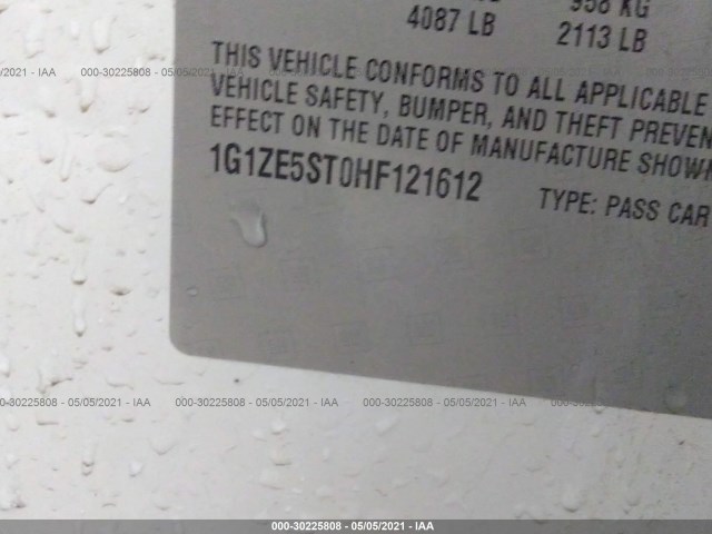 Photo 8 VIN: 1G1ZE5ST0HF121612 - CHEVROLET MALIBU 