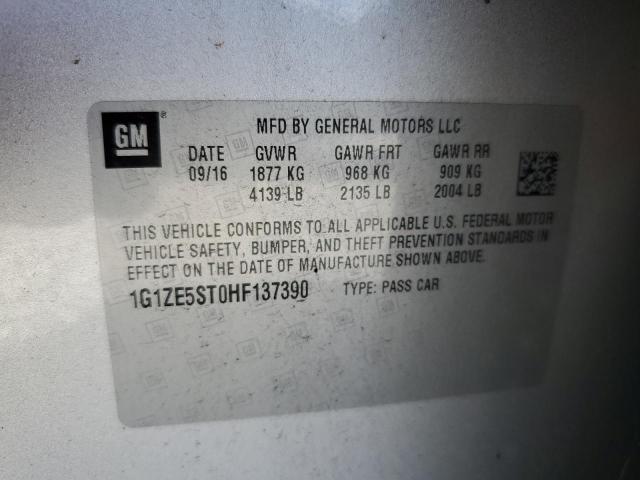 Photo 11 VIN: 1G1ZE5ST0HF137390 - CHEVROLET MALIBU LT 