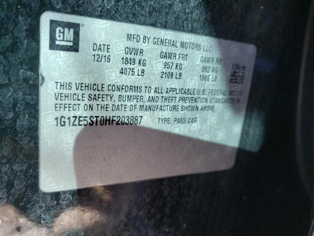 Photo 9 VIN: 1G1ZE5ST0HF203887 - CHEVROLET MALIBU LT 