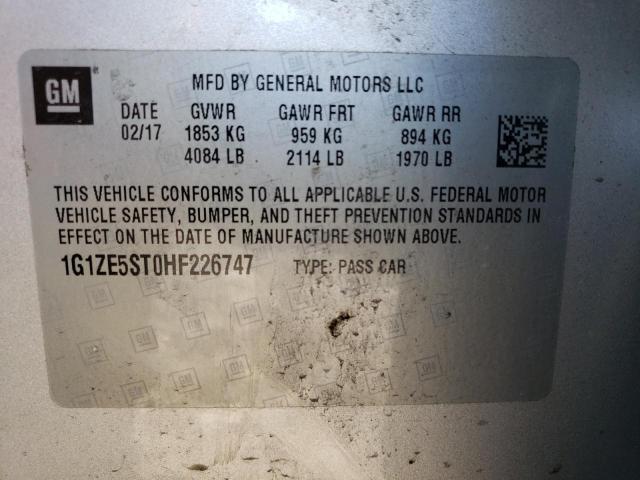 Photo 11 VIN: 1G1ZE5ST0HF226747 - CHEVROLET MALIBU 