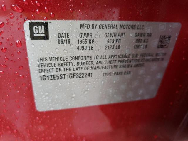 Photo 11 VIN: 1G1ZE5ST1GF322241 - CHEVROLET MALIBU LT 