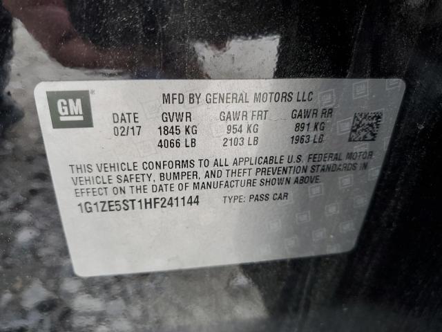 Photo 11 VIN: 1G1ZE5ST1HF241144 - CHEVROLET MALIBU LT 