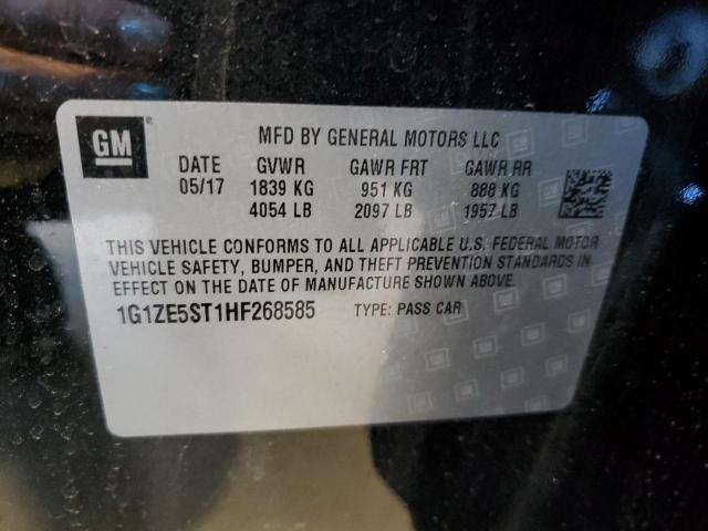 Photo 11 VIN: 1G1ZE5ST1HF268585 - CHEVROLET MALIBU LT 