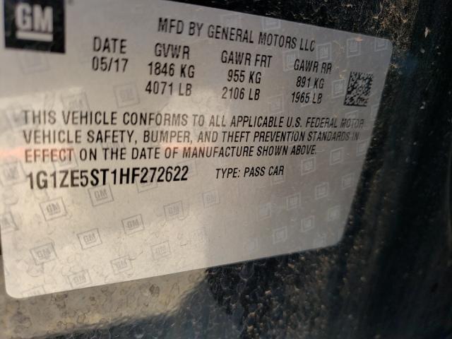 Photo 9 VIN: 1G1ZE5ST1HF272622 - CHEVROLET MALIBU LT 