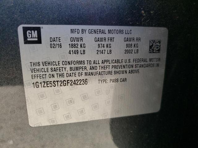 Photo 9 VIN: 1G1ZE5ST2GF242236 - CHEVROLET MALIBU LT 