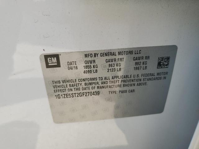 Photo 11 VIN: 1G1ZE5ST2GF270439 - CHEVROLET MALIBU LT 