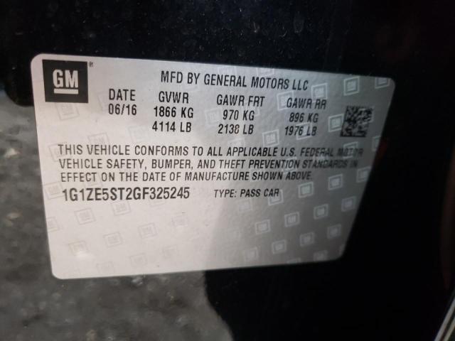 Photo 9 VIN: 1G1ZE5ST2GF325245 - CHEVROLET MALIBU LT 