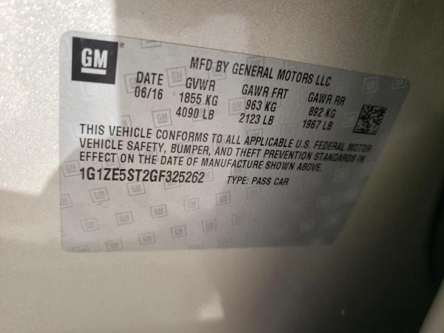 Photo 9 VIN: 1G1ZE5ST2GF325262 - CHEVROLET MALIBU LT 