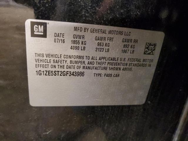 Photo 11 VIN: 1G1ZE5ST2GF343986 - CHEVROLET MALIBU 