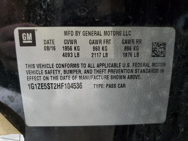 Photo 11 VIN: 1G1ZE5ST2HF104536 - CHEVROLET MALIBU LT 