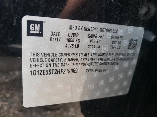 Photo 9 VIN: 1G1ZE5ST2HF219069 - CHEVROLET MALIBU LT 