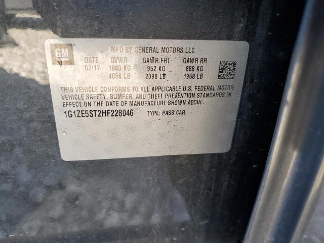 Photo 9 VIN: 1G1ZE5ST2HF228046 - CHEVROLET MALIBU LT 