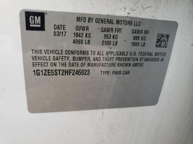 Photo 9 VIN: 1G1ZE5ST2HF246823 - CHEVROLET MALIBU LT 